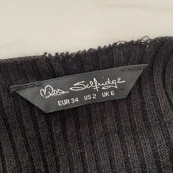 Black Sweater Midi Dress - Picture 6 of 7